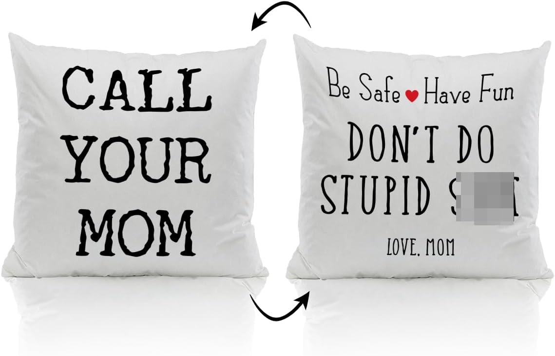 Call Your Mom Reversible Pillow Covers!