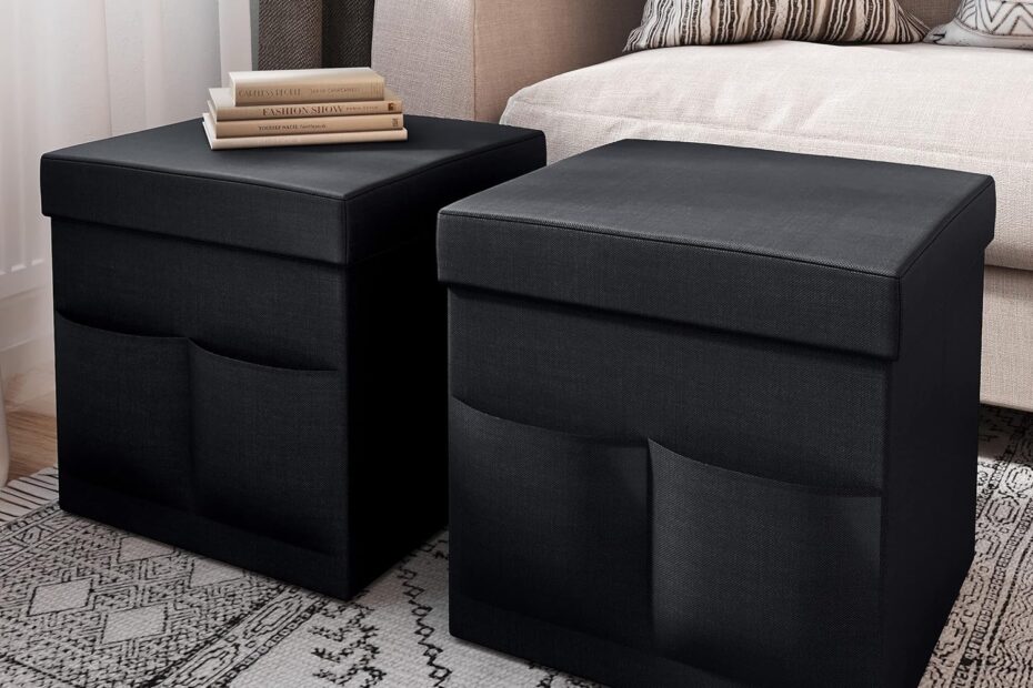 Storage Ottoman for Dorm Room