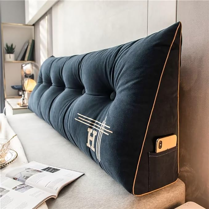 Wedge pillow for dorm room