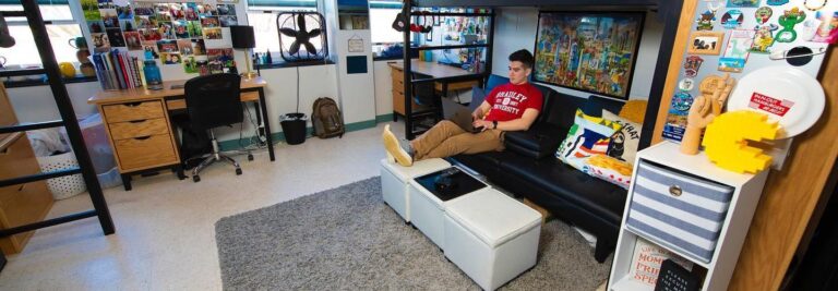 Alone in dorm room