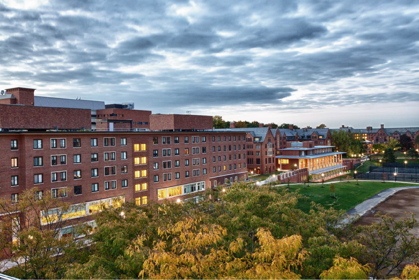 Stockwell is a mixed-gender residence hall located in the Hill Neighborhood. Home to about 400 students, Stockwell is close to the Central Campus Recreation Building and Nichols Arboretum.
